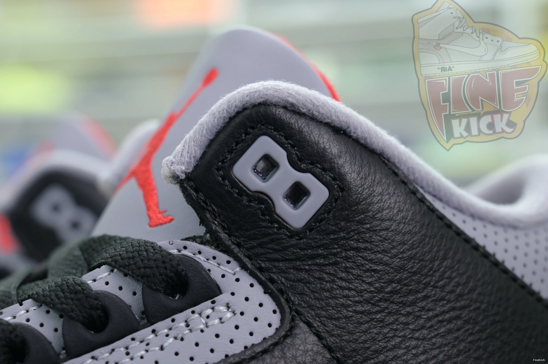 Air Cement Reimagined” 3“Black Jordan 0828